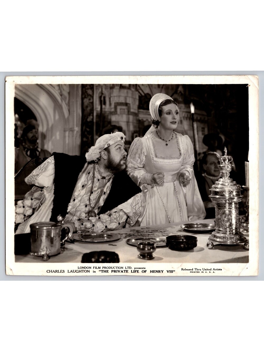 Charles Laughton Photo The Private Life Of Henry VII Movie Press Photo